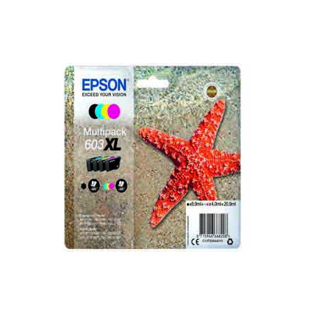 Cartucce di INK Epson Multipack BK/C/M/Y XL serie 603 Stella Marina