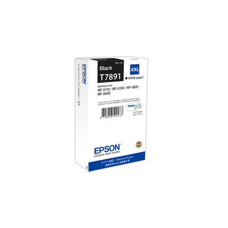 INK A PIGMENTI NERO EPSON DURABRITE ULTRA SERIE T789 XXL