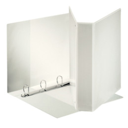 Raccoglitore DISPLAY MAXI 22x30cm 4D H50mm bianco personalizzabile ESSELTE