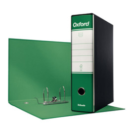 Registratore OXFORD G85 verde dorso 8cm f.to protocollo ESSELTE