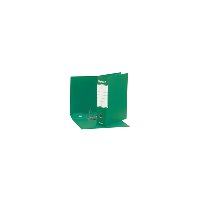 Registratore OXFORD G83 verde dorso 8cm f.to commerciale ESSELTE