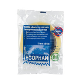 NASTRO ADESIV. Ecophan 19mmx66mt in caramella Eurocel