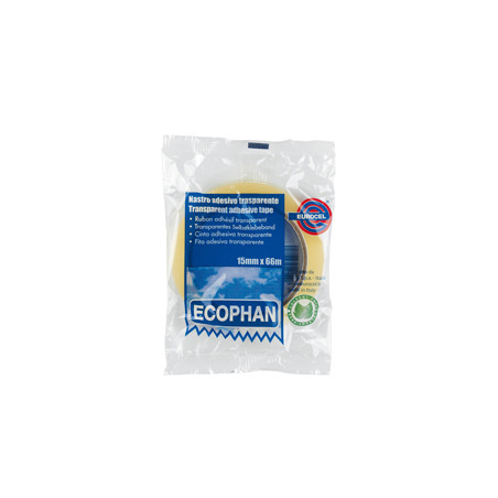 NASTRO ADESIV. Ecophan 19mmx66mt in caramella Eurocel