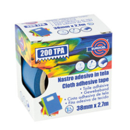 NASTRO ADESIV. telato TPA blu 200 38mmx2,7mt Eurocel