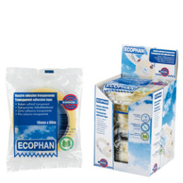 NASTRO ADESIV. Ecophan 15mmx66mt in caramella Eurocel