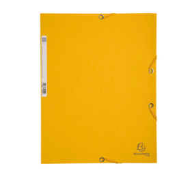 CART. CON ELAS  24x32CM GIALLO CARTONCINO LUSTRE' 425gr