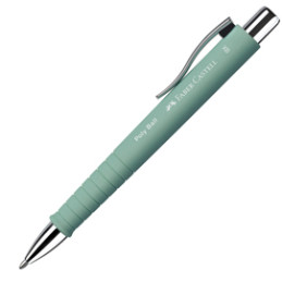 Penna a sfera 0,7mm Poly Ball fusto verde menta Faber Castell