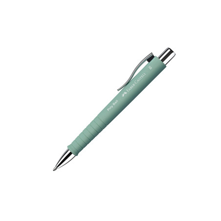 Penna a sfera 0,7mm Poly Ball fusto verde menta Faber Castell