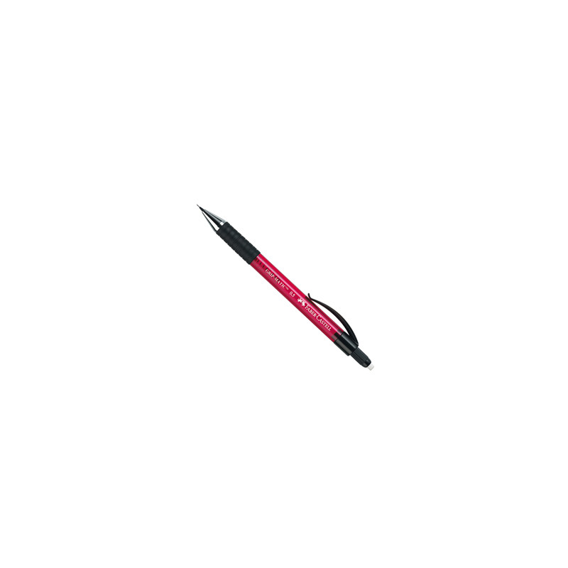 PORTAMINE 0,5MM GRIP MATIC Fusto rosso FABER CASTELL