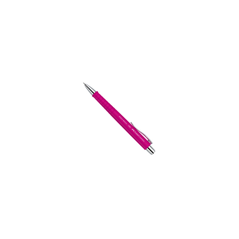 Penna a sfera 0,7mm Poly Ball fusto rosa Faber Castell