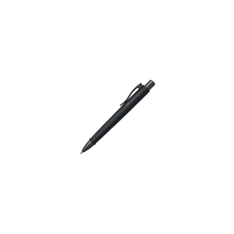 Penna a sfera 0,7mm Poly Ball Urban fusto all black Faber Castell