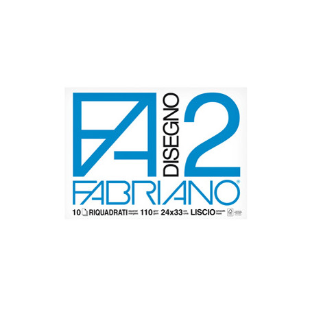 ALBUM P.M. FABRIANO2 (24X33CM) 10FG 110GR LISCIO SQUADRATO