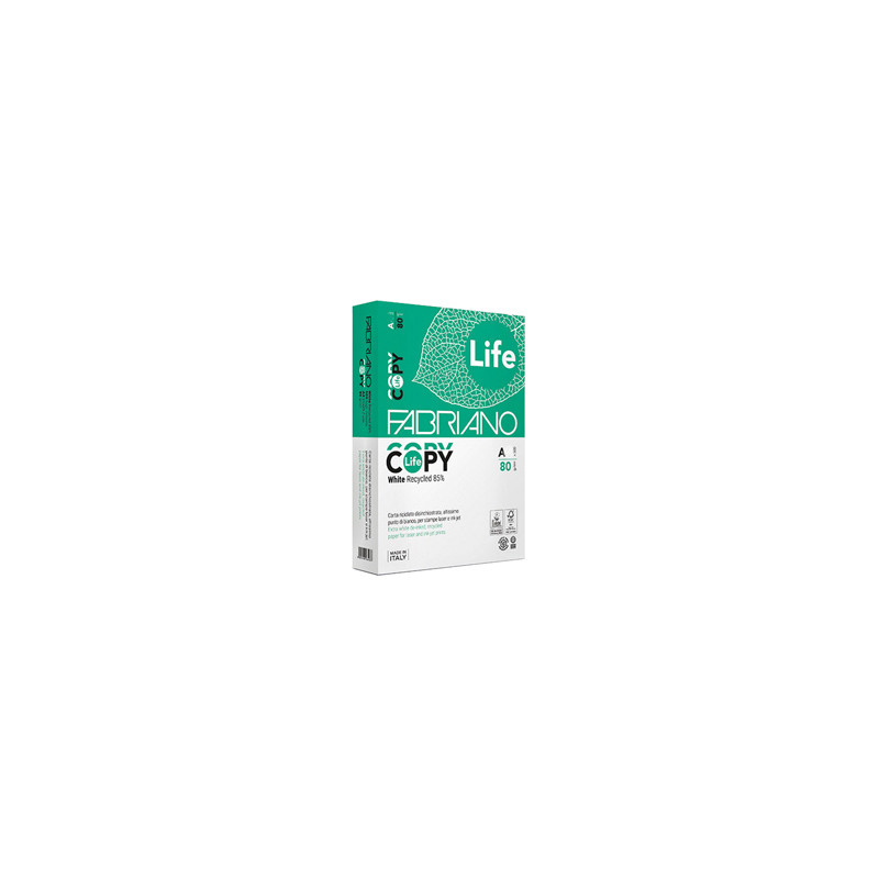 Carta riciclata Copy Life A3 80gr 500fg Fabriano