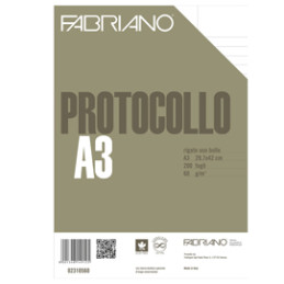 PROTOCOLLO A4 USO BOLLO 200FG 60GR FABRIANO