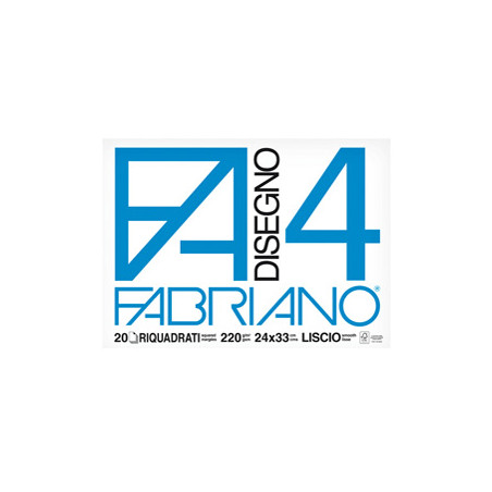 ALBUM FABRIANO4 (24X33CM) 220GR 20FG LISCIO SQUADRATO