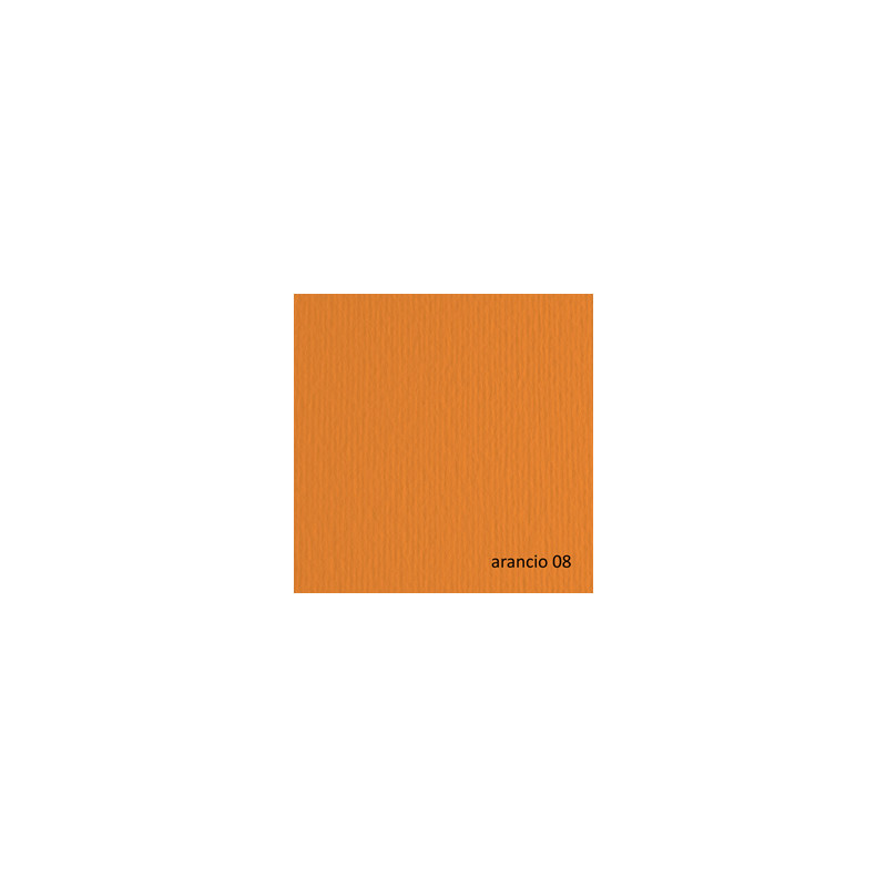 BLISTER 20FG CARTONCINO 50X70 220GR ARANCIO 108 FABRIANO ELLE ERRE