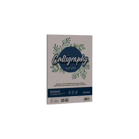 Carta Calligraphy Nature REMAKE A4 50fg 120gr scoglio FAVINI