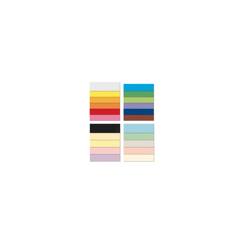 Conf.25 cartoncino Bristol Color 200gr 50x70cm celeste 08 Favini