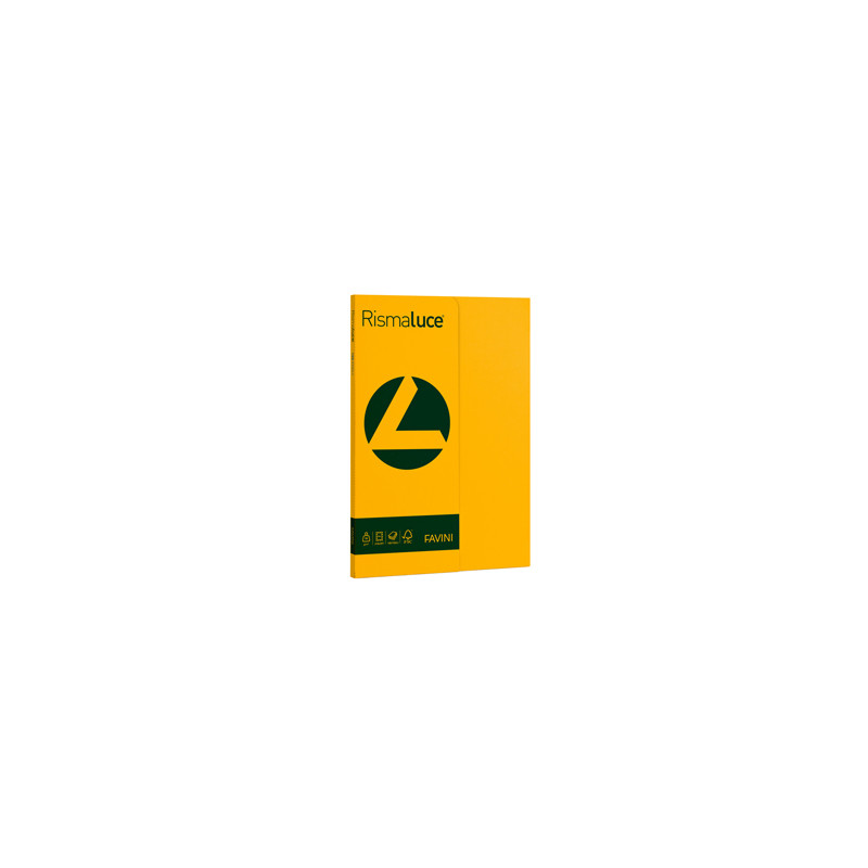 Carta RISMALUCE SMALL A4 90gr 100fg giallo oro 52 FAVINI