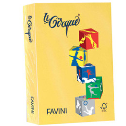 Carta LECIRQUE A4 160gr 250fg giallo sole 202 FAVINI