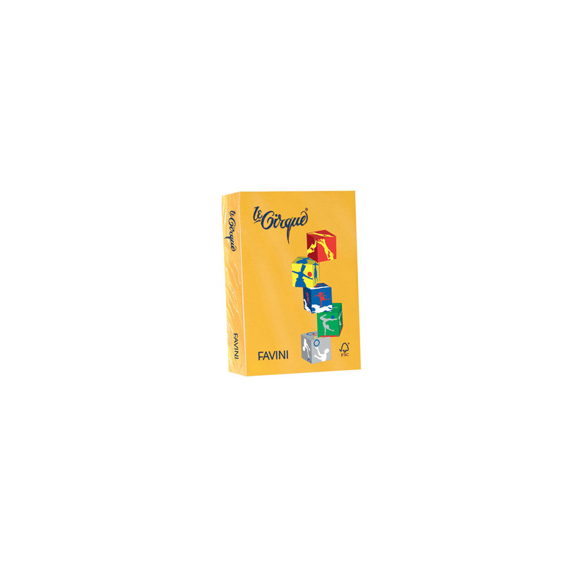 Carta LECIRQUE A4 160gr 250fg giallo oro 201 FAVINI