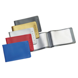 BUSTA PORTA CARDS 8,5X5,4 02/7440 PVC COL.ASSORTITI FAVORIT PVC