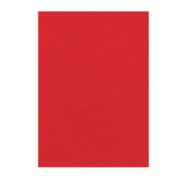 100 Copertine A4 cartoncino groffrato semilpelle 240g rosso