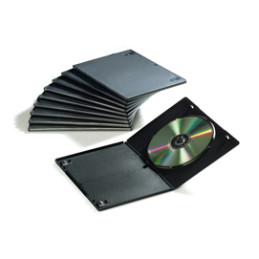 10 CUSTODIE SINGOLE SLIM PER DVD