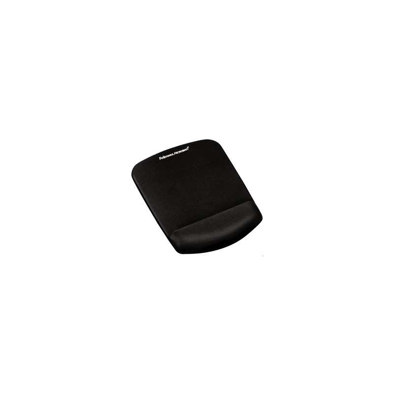 Mousepad con poggiapolsi in FoamFusion Microban PlusTouch nero