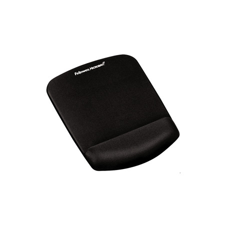 Mousepad con poggiapolsi in FoamFusion Microban PlusTouch nero