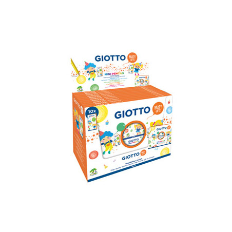 Set 10 astucci da 6 mini matite colorate Party Gifts Giotto
