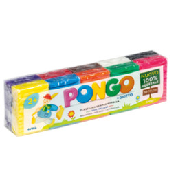 10 panetti Pasta Pongo 50gr colori assortiti Giotto