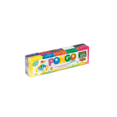 10 panetti Pasta Pongo 50gr colori assortiti Giotto