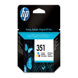 CARTUCCIA A GETTO D'INK HP 351 TRICROMIA CON INCHIOSTRI HP VIVERA