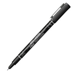 FINELINER PROFESSIONAL FIBER NERO 0,6MM