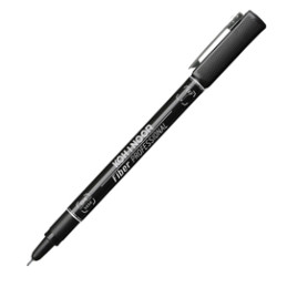 FINELINER PROFESSIONAL FIBER NERO 0,4MM