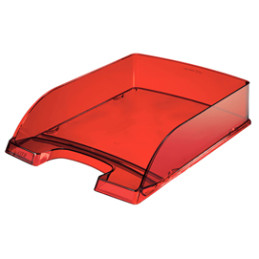 Vaschetta portacorrispondenza STANDARD PLUS rosso trasp. LEITZ