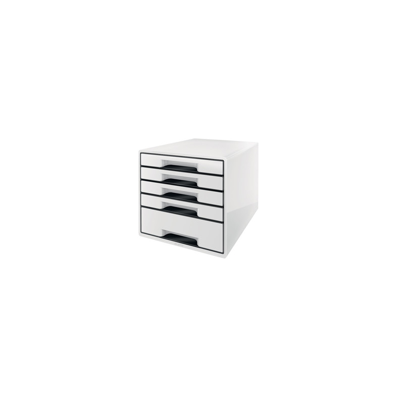 Cassettiera drawer Cabinet CUBE 5 bianco Leitz