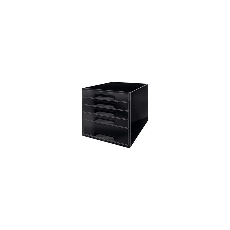 Cassettiera drawer Cabinet CUBE 5 nero Leitz