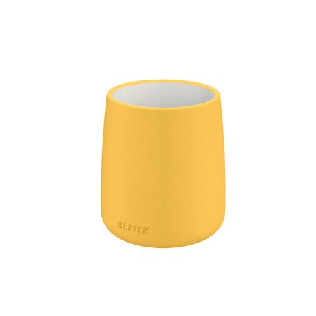 Porta penne in ceramica Giallo Cosy Leitz