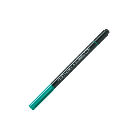 Pennarello a 2 punte AQUA BRUSH DUO verde notte LYRA