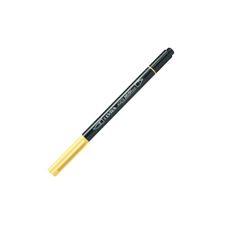 Pennarello a 2 punte AQUA BRUSH DUO giallo chiaro LYRA