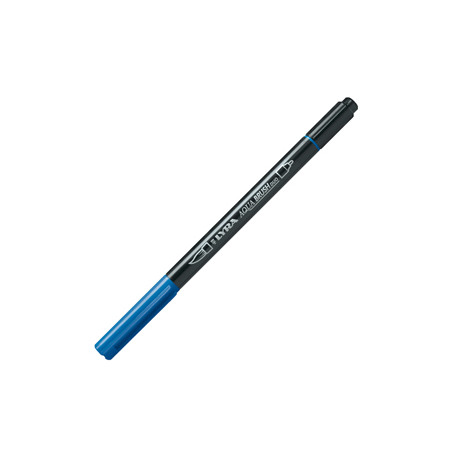 Pennarello a 2 punte AQUA BRUSH DUO blu di Prussia LYRA