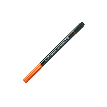 Pennarello a 2 punte AQUA BRUSH DUO arancio LYRA