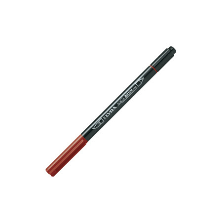 Pennarello a 2 punte AQUA BRUSH DUO rosso Venezia LYRA