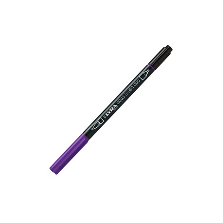 Pennarello a 2 punte AQUA BRUSH DUO violetto bluastro LYRA L6520037