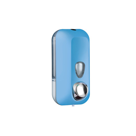 Dispenser sapone liquido 0,55lt azzurro Soft Touch