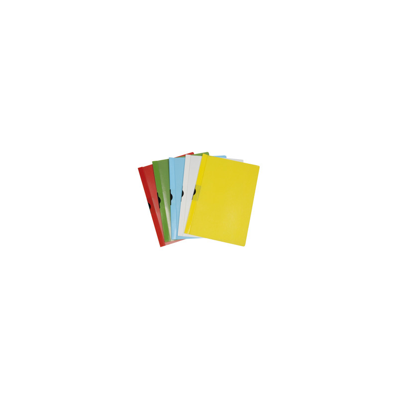 CARTELLINA PVC C/MOLLA DORSO 7 VERDE SPRING FILE 22X31