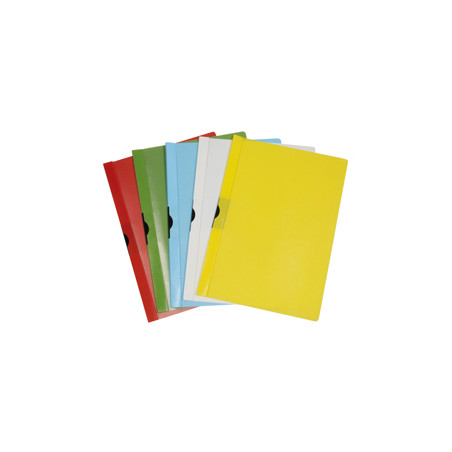 CARTELLINA PVC C/MOLLA DORSO 5 NERO SPRING FILE 22X31