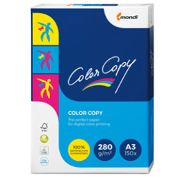 CARTA BIANCA COLOR COPY A3 297x420mm 280gr 150fg MONDI